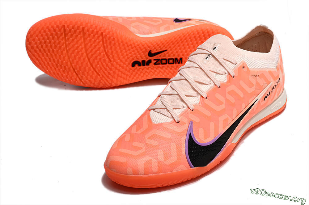 Nike Air Zoom Mercurial Vapor 15 Elite IC Football Shoes - Pink/Black/Purple 0