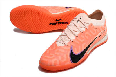 Nike Air Zoom Mercurial Vapor 15 Elite IC Football Shoes - Pink/Black/Purple