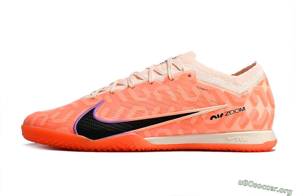 Nike Air Zoom Mercurial Vapor 15 Elite IC Football Shoes - Pink/Black/Purple 3