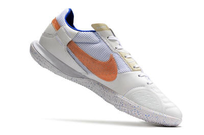 Nike Street Gato IC Football Shoes - White/Pink/Blue