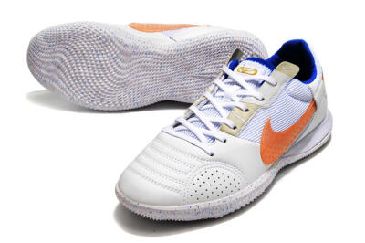Nike Street Gato IC Football Shoes - White/Pink/Blue