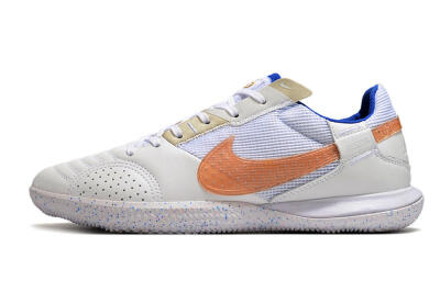 Nike Street Gato IC Football Shoes - White/Pink/Blue