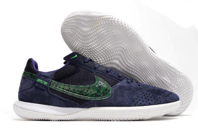 Nike Street Gato IC Football Shoes - Blue/Black/Green