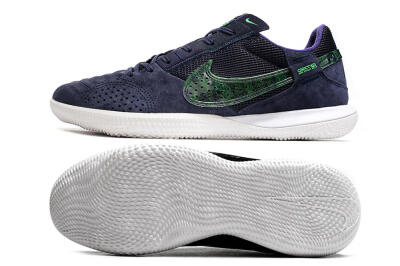 Nike Street Gato IC Football Shoes - Blue/Black/Green