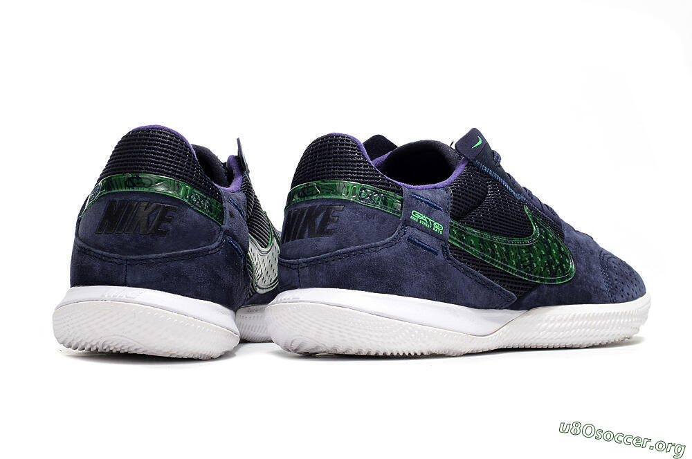 Nike Street Gato IC Football Shoes - Blue/Black/Green 6