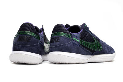 Nike Street Gato IC Football Shoes - Blue/Black/Green