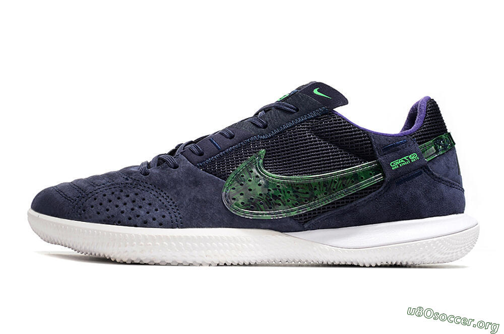 Nike Street Gato IC Football Shoes - Blue/Black/Green 0