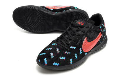 Nike Street Gato IC Football Shoes - Black/Blue/Red