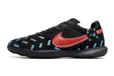 Nike Street Gato IC Football Shoes - Black/Blue/Red
