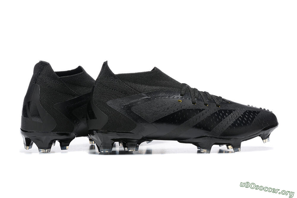 Adidas Predator Accuracy+ FG Football Boots - Black/Black 8