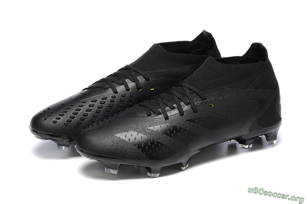 Adidas Predator Accuracy+ FG Football Boots - Black/Black 9
