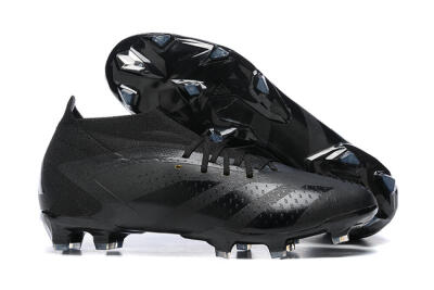 Adidas Predator Accuracy+ FG Football Boots - Black/Black