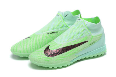 Nike Phantom GX Elite DF Link TF Football Shoes - Green/Black/Brown