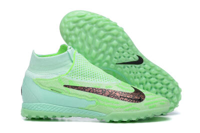 Nike Phantom GX Elite DF Link TF Football Shoes - Green/Black/Brown