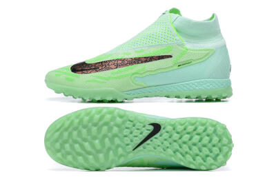 Nike Phantom GX Elite DF Link TF Football Shoes - Green/Black/Brown