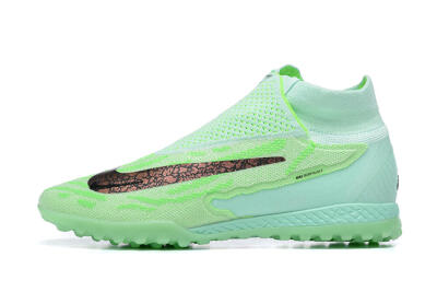 Nike Phantom GX Elite DF Link TF Football Shoes - Green/Black/Brown