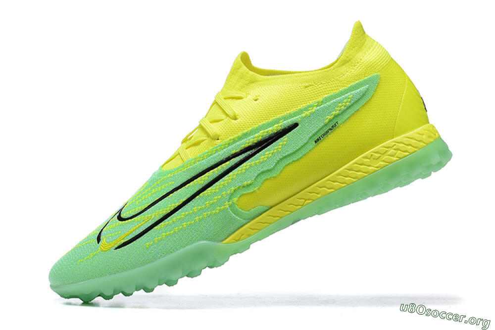 Nike Phantom GX Elite TF Football Shoes - Green/Black/Yellow 7