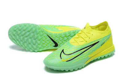 Nike Phantom GX Elite TF Football Shoes - Green/Black/Yellow