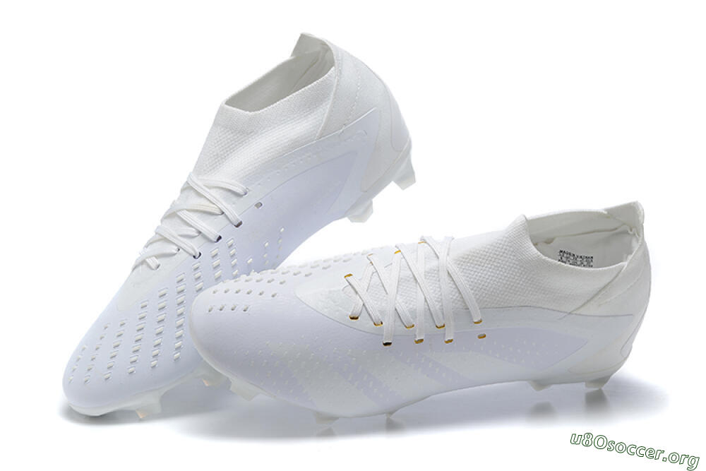 Adidas Predator Accuracy+ FG Football Boots - White/White 5