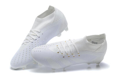 Adidas Predator Accuracy+ FG Football Boots - White/White