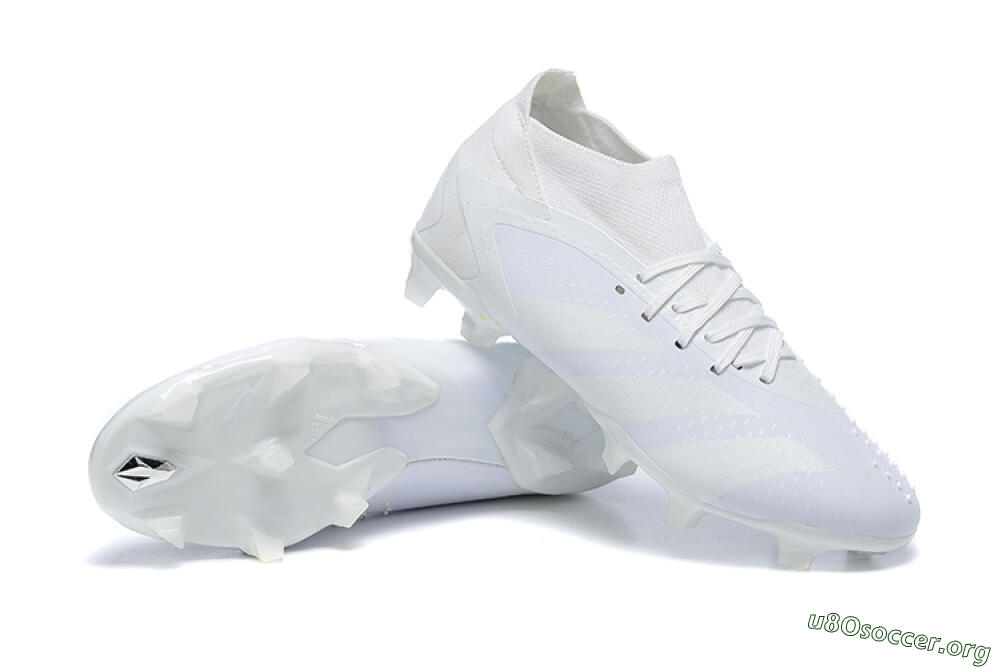 Adidas Predator Accuracy+ FG Football Boots - White/White 4