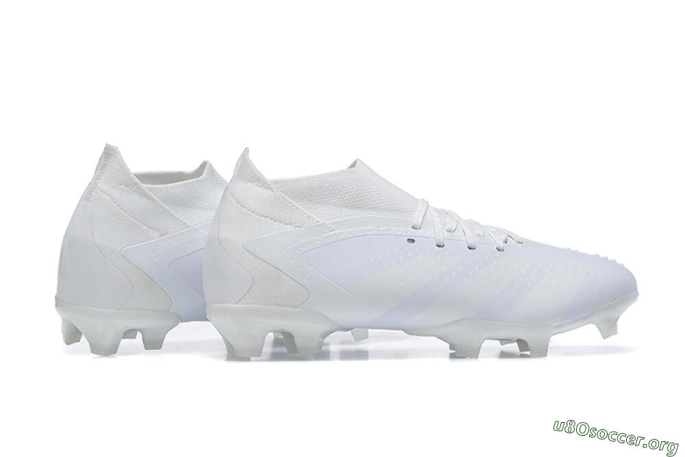Adidas Predator Accuracy+ FG Football Boots - White/White 8