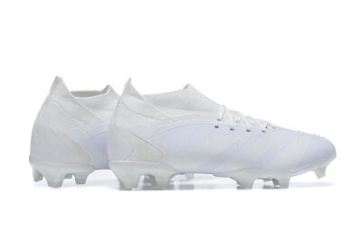 Adidas Predator Accuracy+ FG Football Boots - White/White