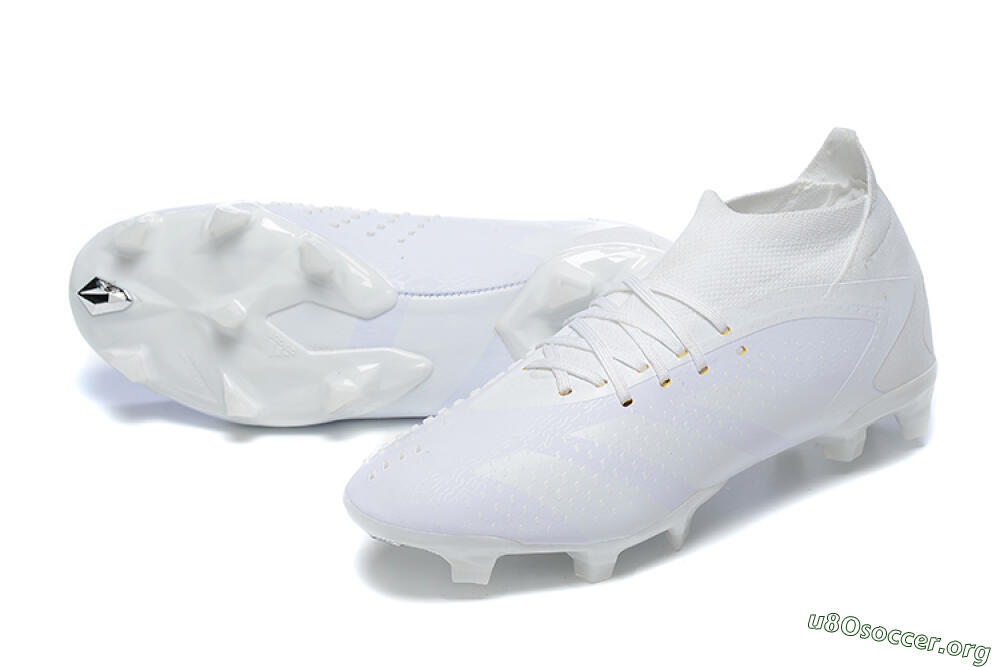 Adidas Predator Accuracy+ FG Football Boots - White/White 0