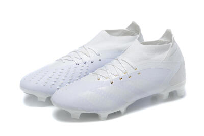 Adidas Predator Accuracy+ FG Football Boots - White/White