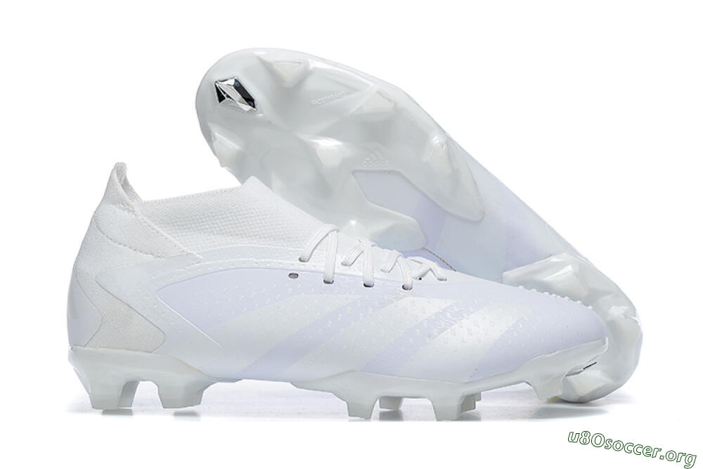 Adidas Predator Accuracy+ FG Football Boots - White/White 2