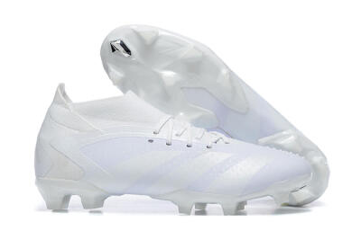 Adidas Predator Accuracy+ FG Football Boots - White/White