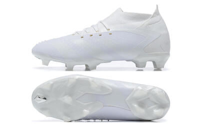 Adidas Predator Accuracy+ FG Football Boots - White/White