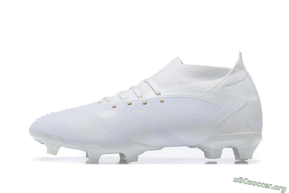 Adidas Predator Accuracy+ FG Football Boots - White/White 3