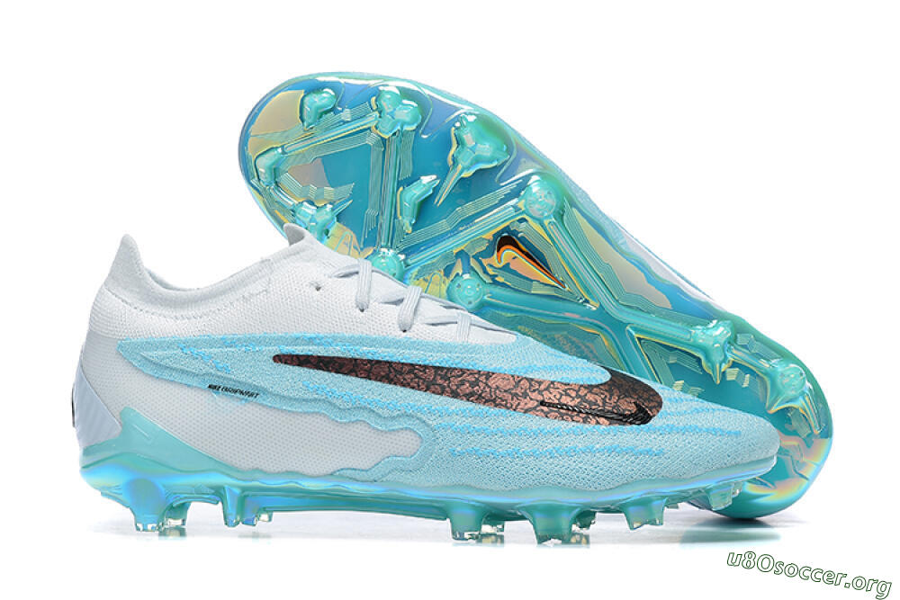 Nike Phantom GX Elite FG Football Boots - Blue/Black/White 2