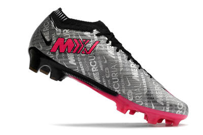 Nike Air Zoom Mercurial Vapor 15 Elite FG Football Boots - Silver/Pink/Black