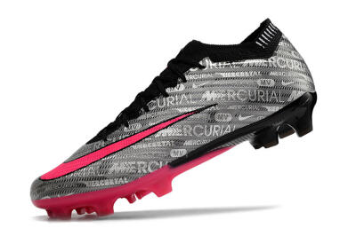 Nike Air Zoom Mercurial Vapor 15 Elite FG Football Boots - Silver/Pink/Black