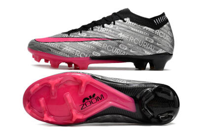 Nike Air Zoom Mercurial Vapor 15 Elite FG Football Boots - Silver/Pink/Black