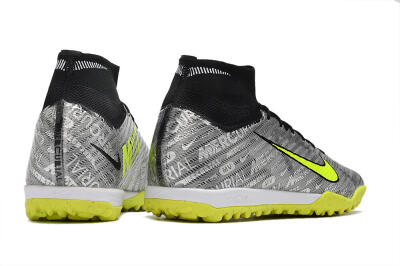 Nike Air Zoom Mercurial Superfly 9 Elite TF Football Shoes - Silver/Green/Black