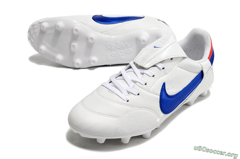 Nike Premier 3 FG Football Boots - White/Blue/Red 0