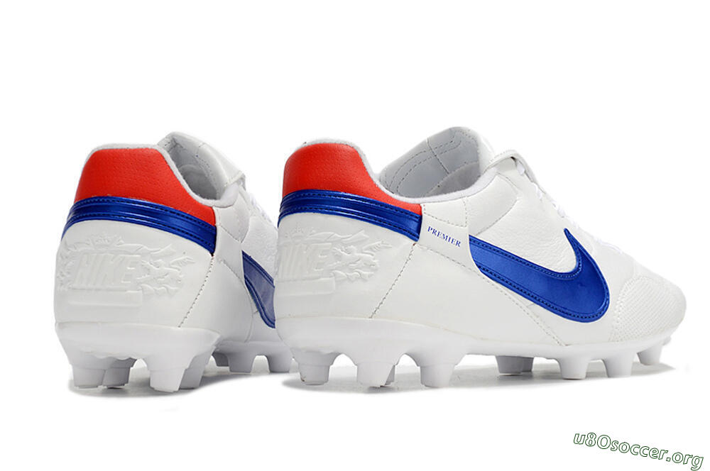 Nike Premier 3 FG Football Boots - White/Blue/Red 6