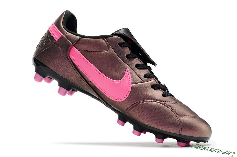 Nike Premier 3 FG Football Boots - Brown/Pink/Black 4