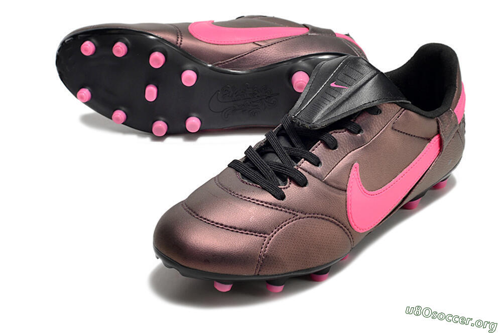 Nike Premier 3 FG Football Boots - Brown/Pink/Black 0