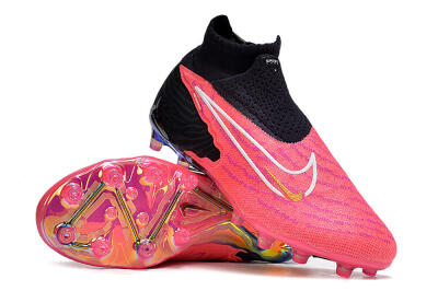 Nike Phantom GX Elite DF AG Football Boots - Pink/White/Black