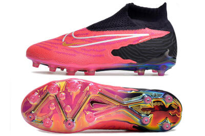 Nike Phantom GX Elite DF AG Football Boots - Pink/White/Black