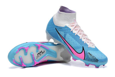 Nike Air Zoom Mercurial Superfly 9 Elite FG Football Boots - Blue/Pink/White
