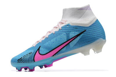 Nike Air Zoom Mercurial Superfly 9 Elite FG Football Boots - Blue/Pink/White