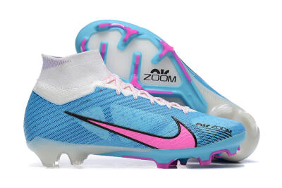 Nike Air Zoom Mercurial Superfly 9 Elite FG Football Boots - Blue/Pink/White