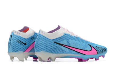 Nike Air Zoom Mercurial Vapor 15 Elite FG Football Boots - Blue/Pink/White