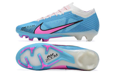Nike Air Zoom Mercurial Vapor 15 Elite FG Football Boots - Blue/Pink/White
