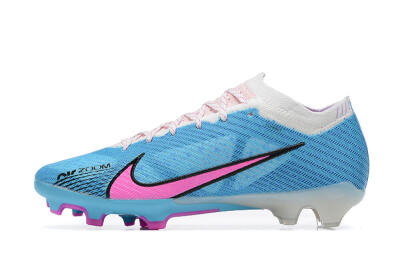 Nike Air Zoom Mercurial Vapor 15 Elite FG Football Boots - Blue/Pink/White